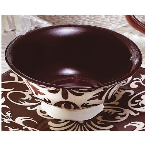 Victoria Stoneware Chocolate Vines Dinnerware