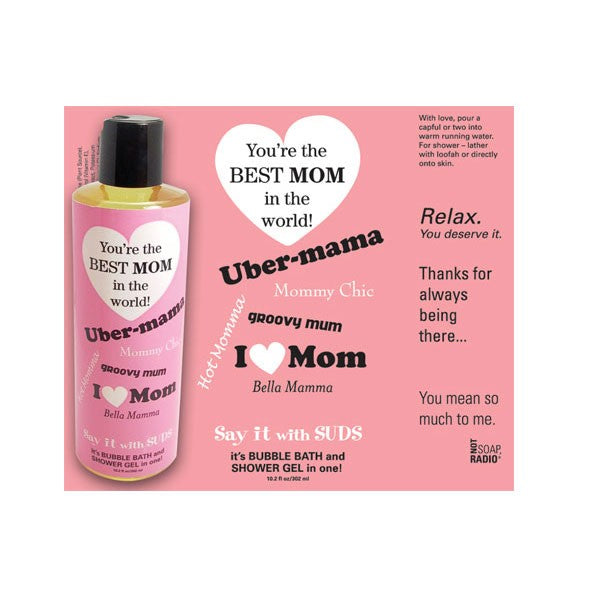 Say It with Suds Greeting Message Shower Gel