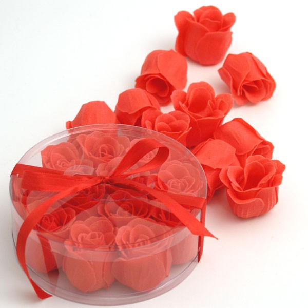 Wrapables Scented Rose Soaps (Set of 12)