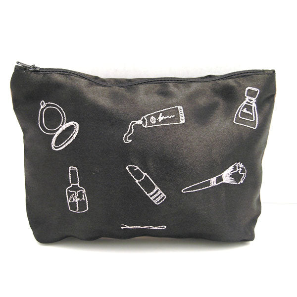 Amelie Make Up Embroidered Cosmetic Bag