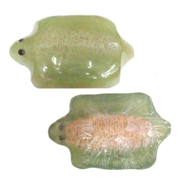 Sea Creature Glycerine Soap-filled Loofah Scrubbers - Crab