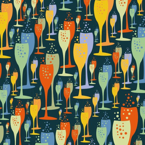 Bubbly Nero Decorative Paper (set of 2)