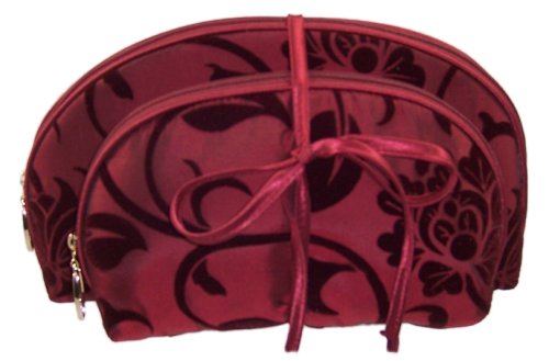 Danielle Plum Velvet 2-Piece Purse Set