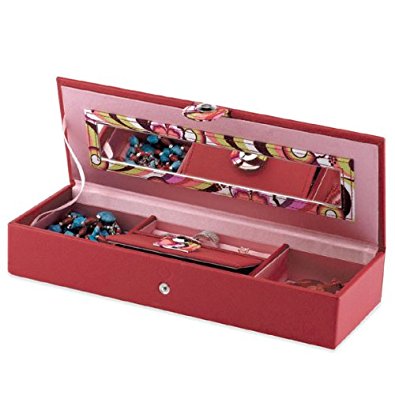 Snap Button Long Jewelry Box