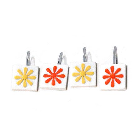 Spring Blossom Shower Curtain and Hook Set