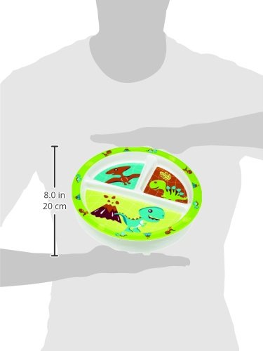 Prehistoric Pals Divided Suction Plate (8" diam)