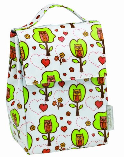 Laminated Lunch Sack - Retro Robot