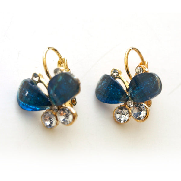 Wrapables Crystal Butterfly Earrings