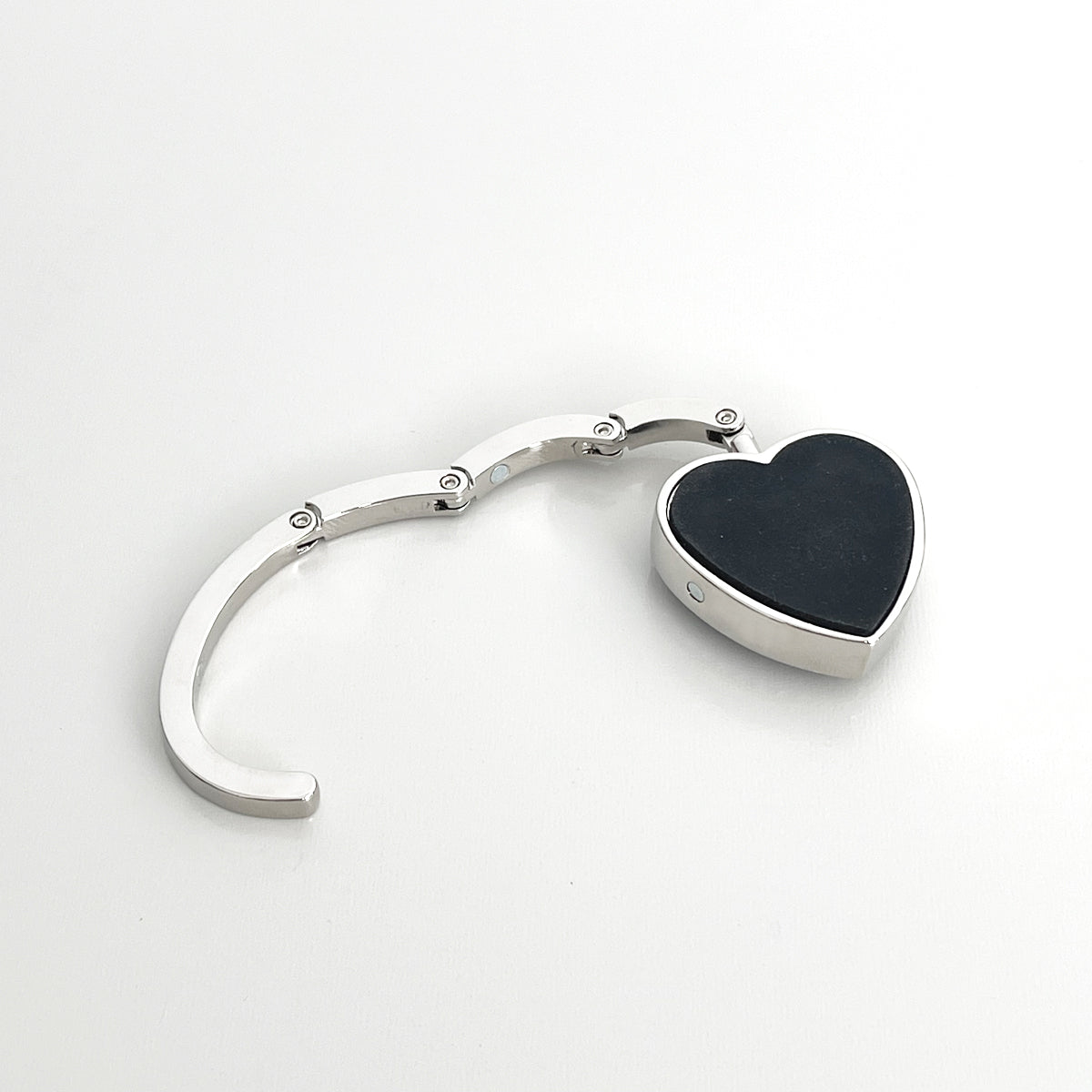 Wrapables Heart Shaped Purse Hook Hanger with Rhinestones