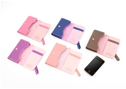iPhone / Smartphone Leather Case and Wallet