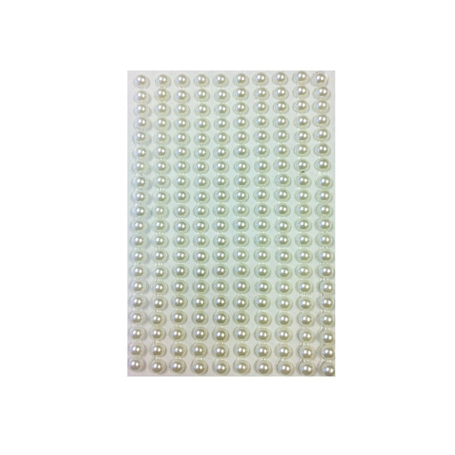 Wrapables 4mm Self Adhesive Pearl Stickers, 900pcs