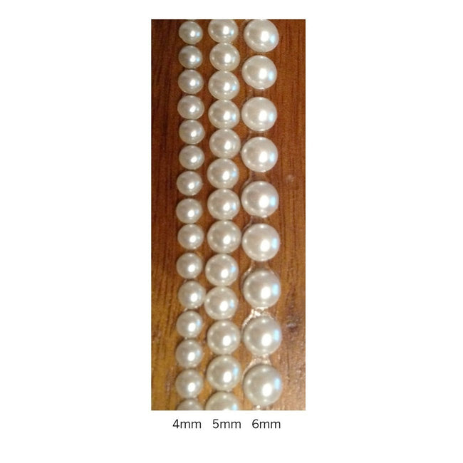 Wrapables 4mm Self Adhesive Pearl Stickers, 900pcs