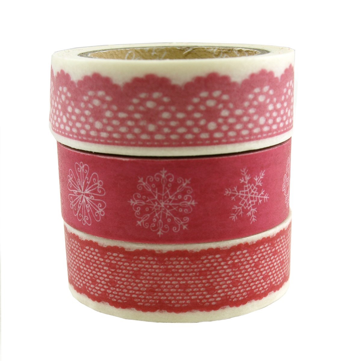 Winter Lace Japanese Washi Masking Tape (Set of 3)
