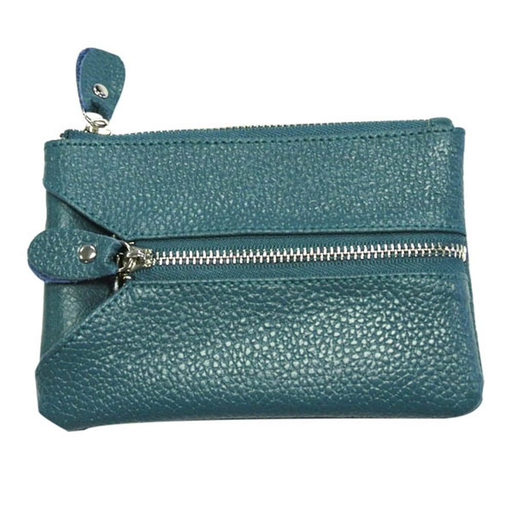 Colorful Genuine Leather Wristlet Wallet