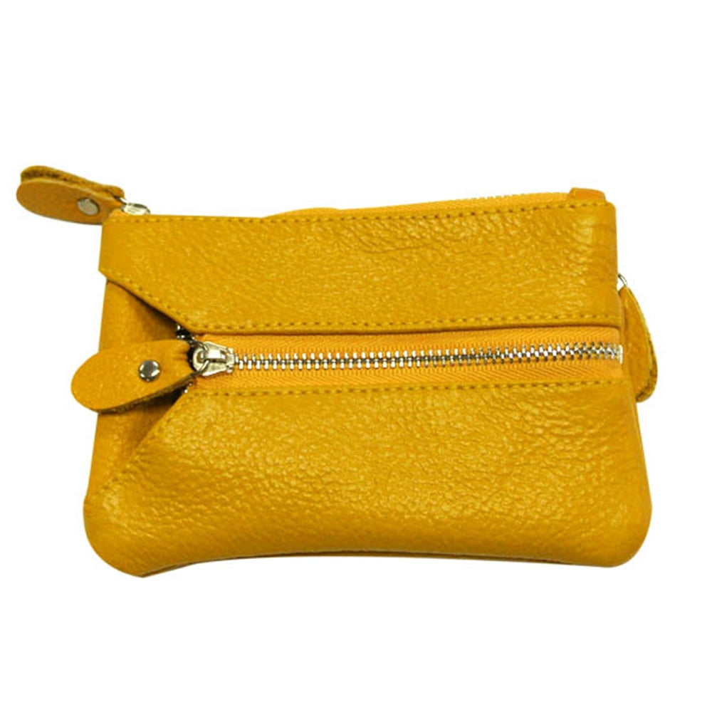 Colorful Genuine Leather Wristlet Wallet