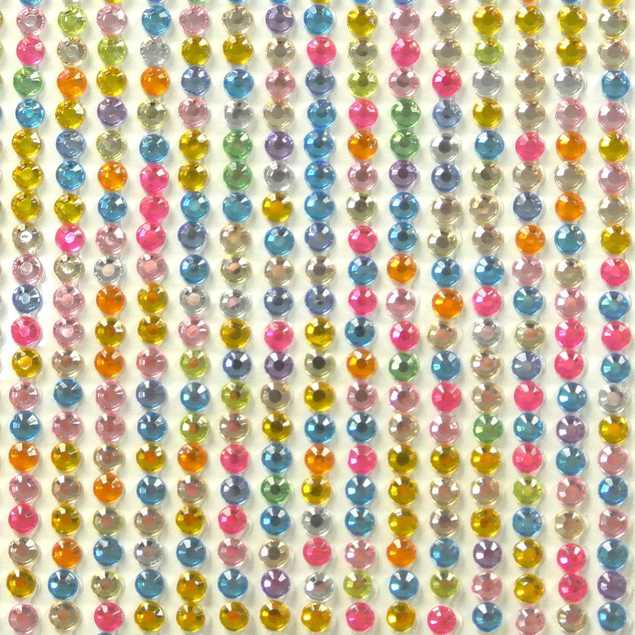 Wrapables Crystal Diamond Sticker Adhesive Rhinestones, 846 pieces
