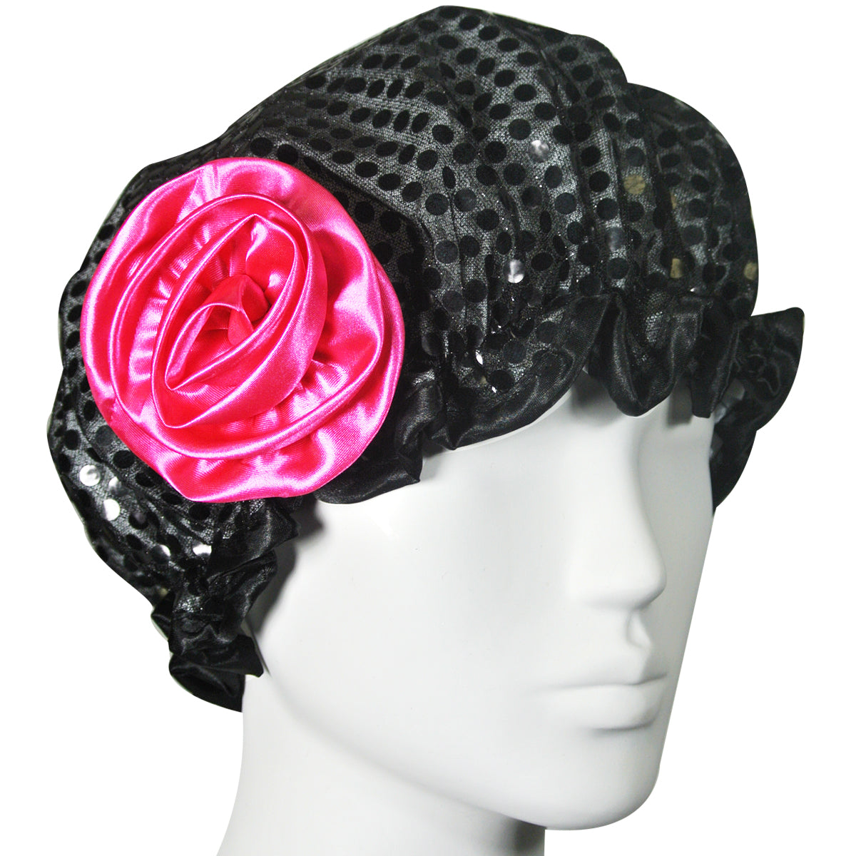 Wrapables Stylish Satin Shower Cap