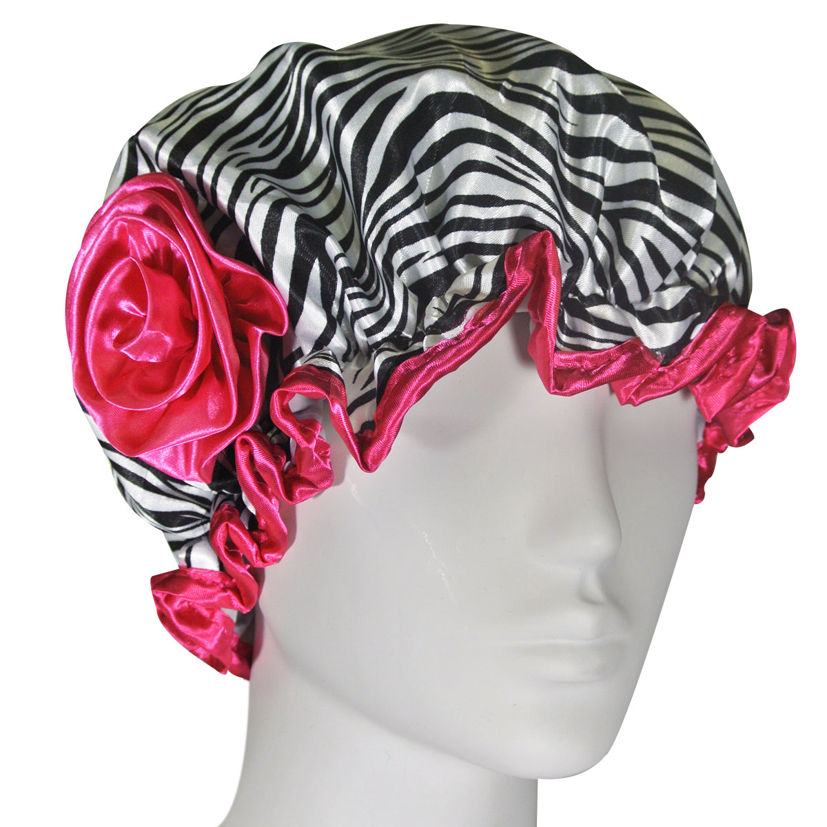 Wrapables Stylish Satin Shower Cap