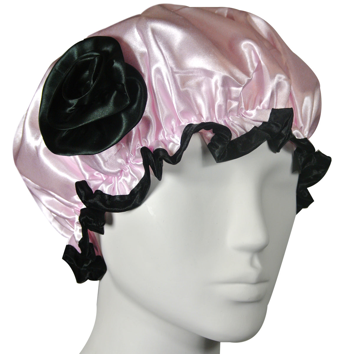 Wrapables Stylish Satin Shower Cap