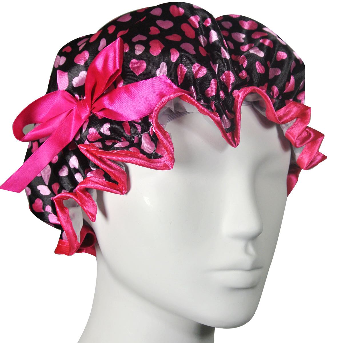 Wrapables Stylish Satin Shower Cap