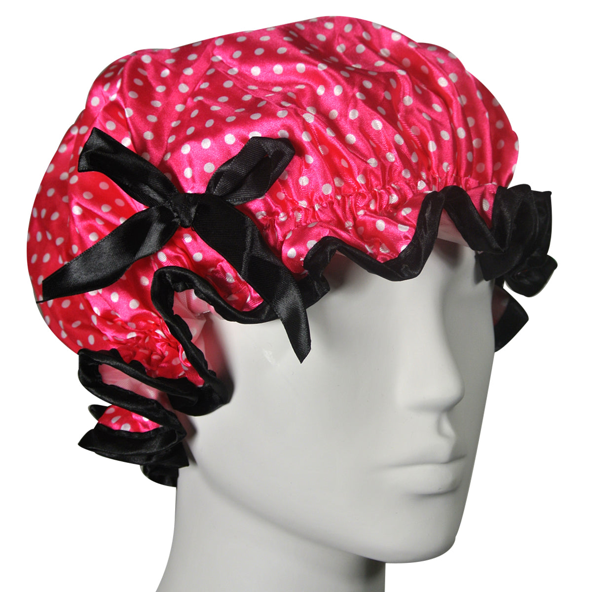 Wrapables Stylish Satin Shower Cap