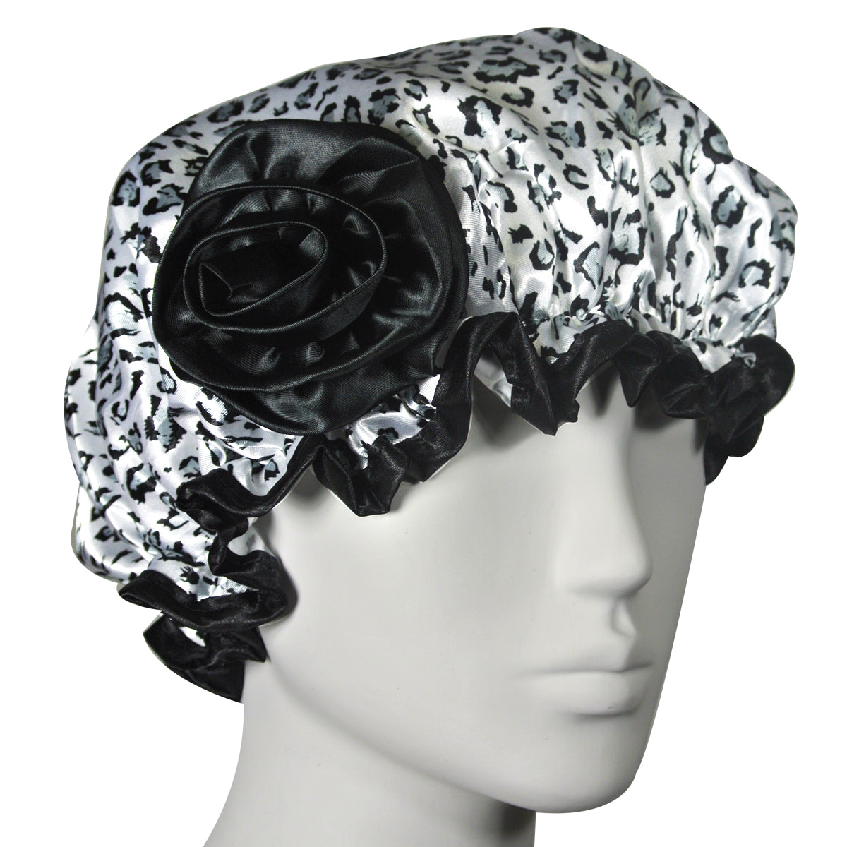 Wrapables Stylish Satin Shower Cap