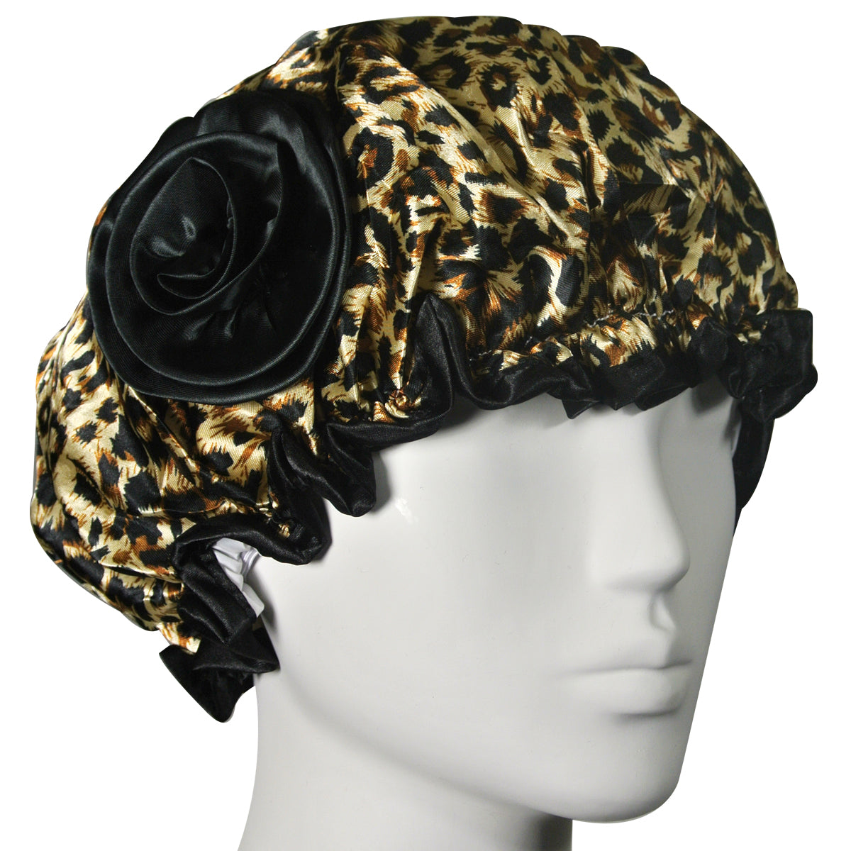Wrapables Stylish Satin Shower Cap