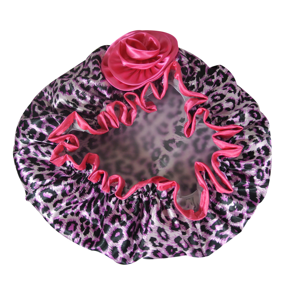 Wrapables Stylish Satin Shower Cap