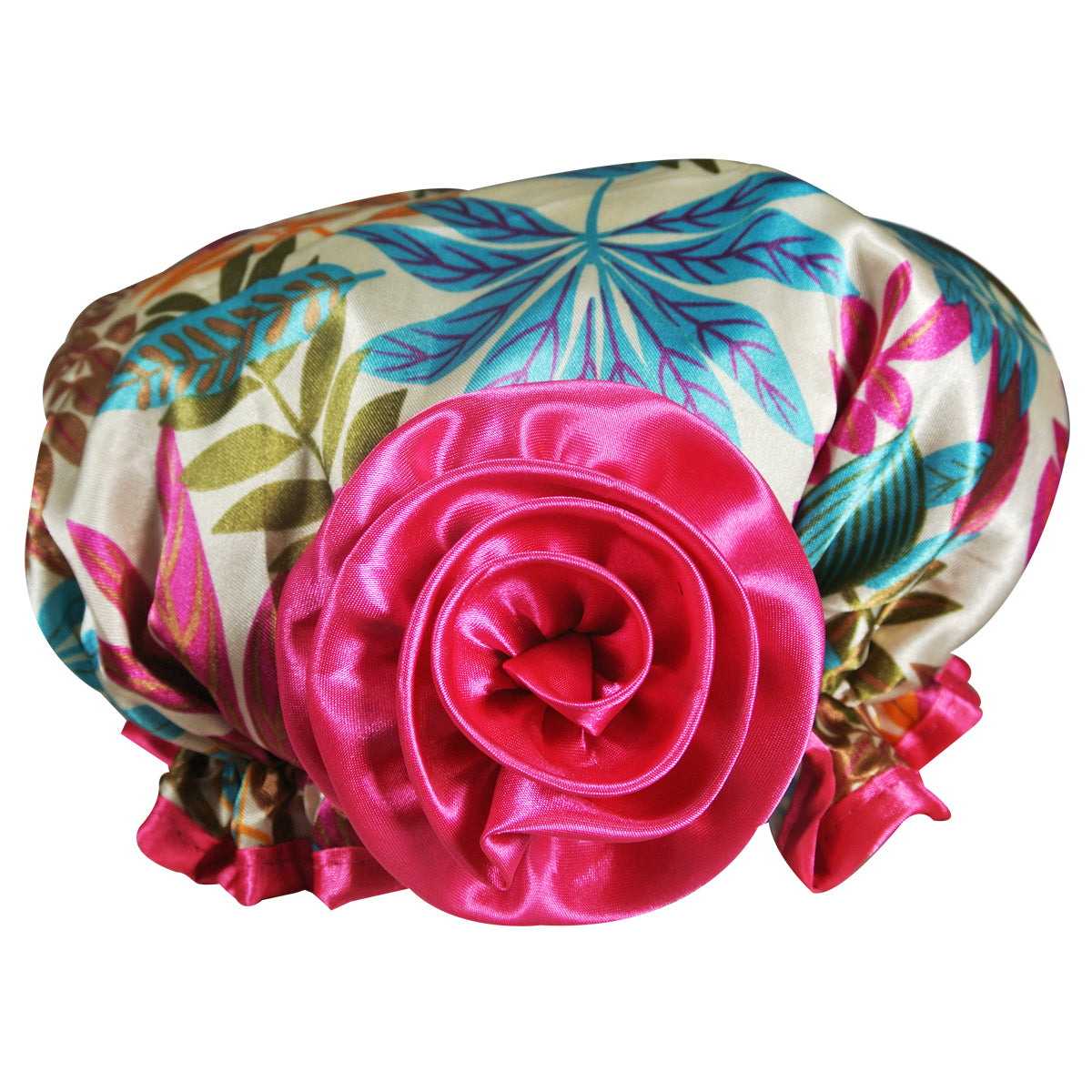 Wrapables Stylish Satin Shower Cap