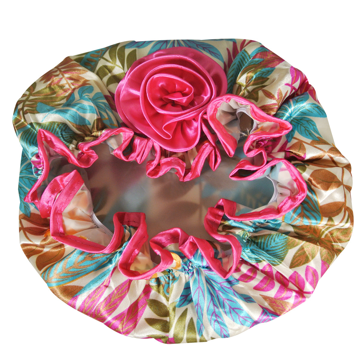 Wrapables Stylish Satin Shower Cap