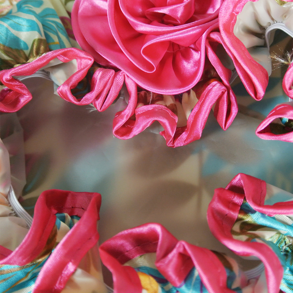 Wrapables Stylish Satin Shower Cap