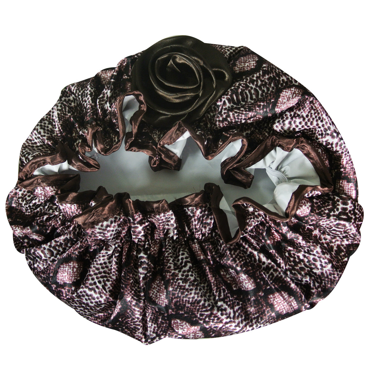 Wrapables Stylish Satin Shower Cap