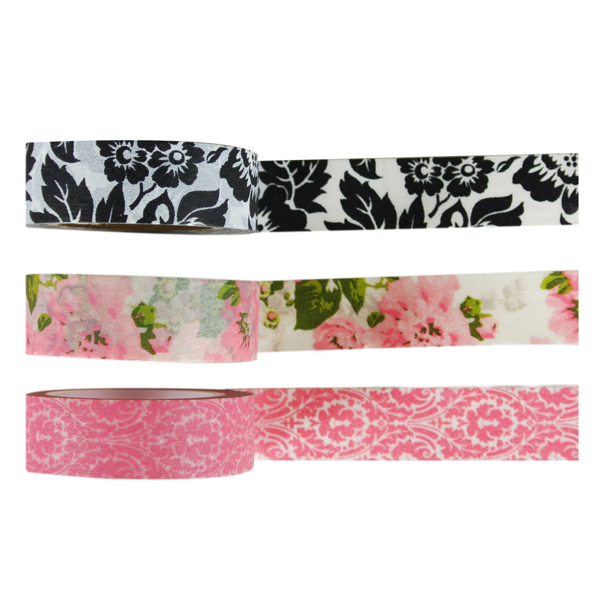 Wrapables Floral Garden Japanese Washi Masking Tape (Set of 3)