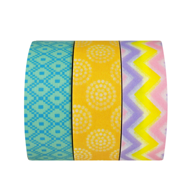 Wrapables Digital Dot Japanese Washi Masking Tape (Set of 3)