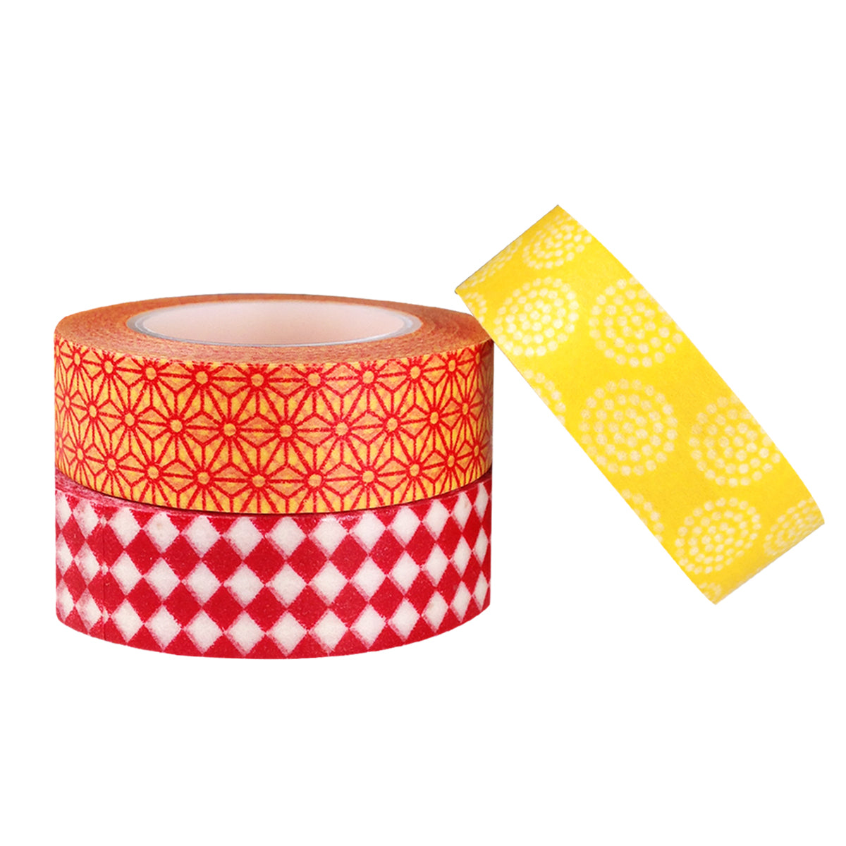 Warm Tones Japanese Washi Masking Tape (Set of 3)