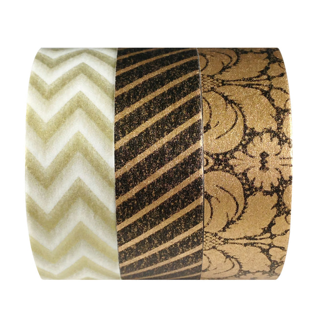 Wrapables Majestic Washi Masking Tape (Set of 3)
