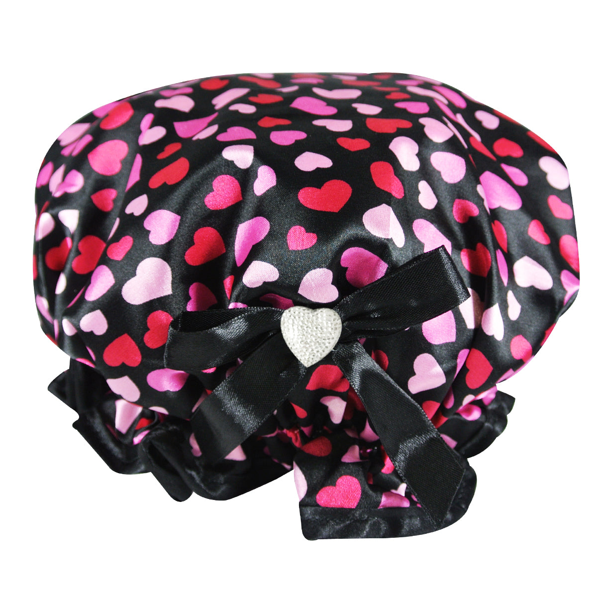 Wrapables Stylish Satin Shower Cap
