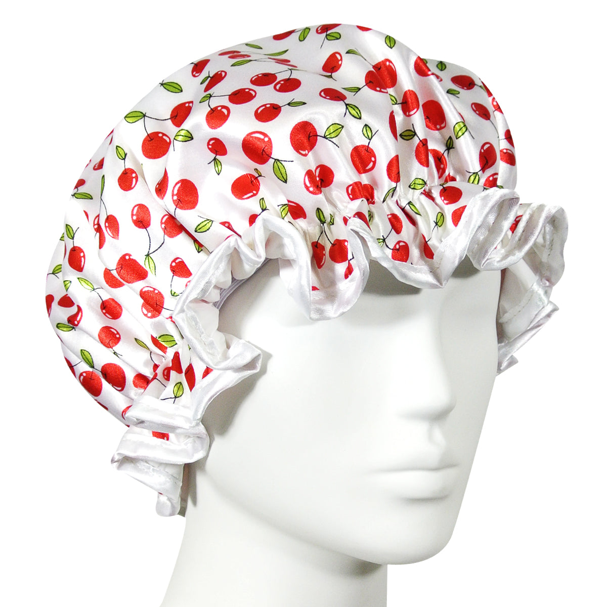 Wrapables Stylish Satin Shower Cap