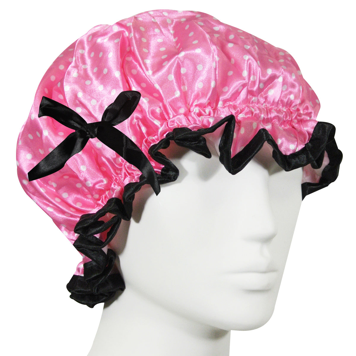 Wrapables Stylish Satin Shower Cap