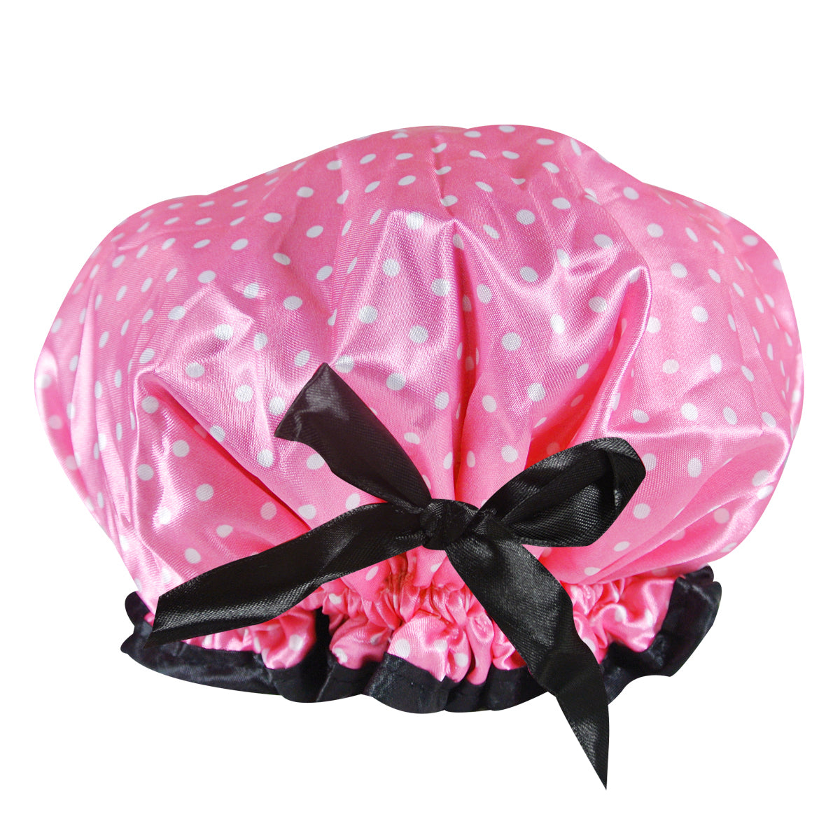 Wrapables Stylish Satin Shower Cap