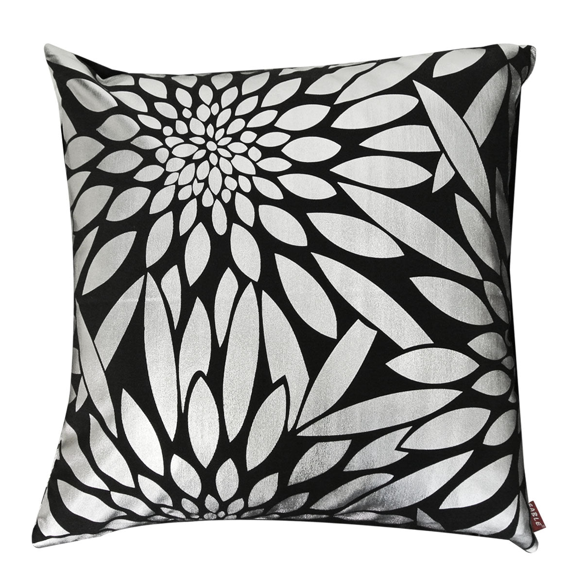 Kella Milla Silver Bloom Throw Pillow Cover