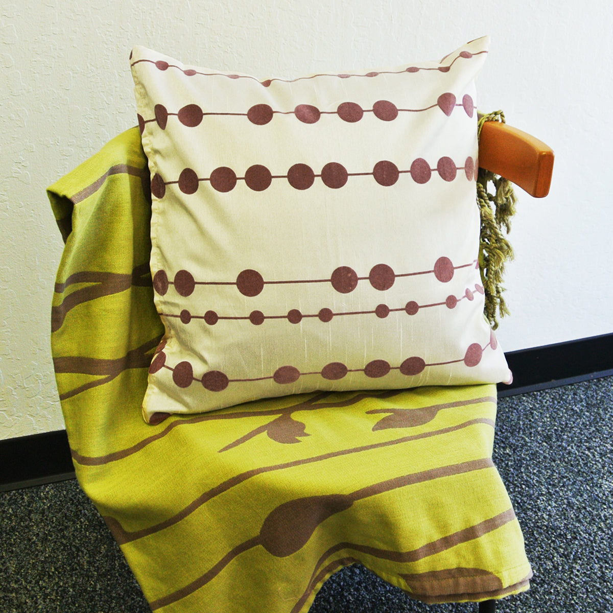 Kella Milla String of Dots Throw Pillow Cover