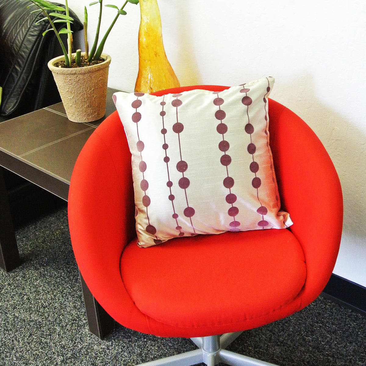 Kella Milla String of Dots Throw Pillow Cover