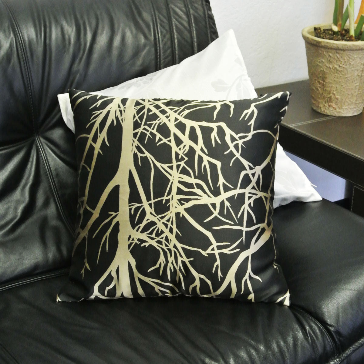 Kella Milla Contemporary Woodlands Throw Pillow Cover