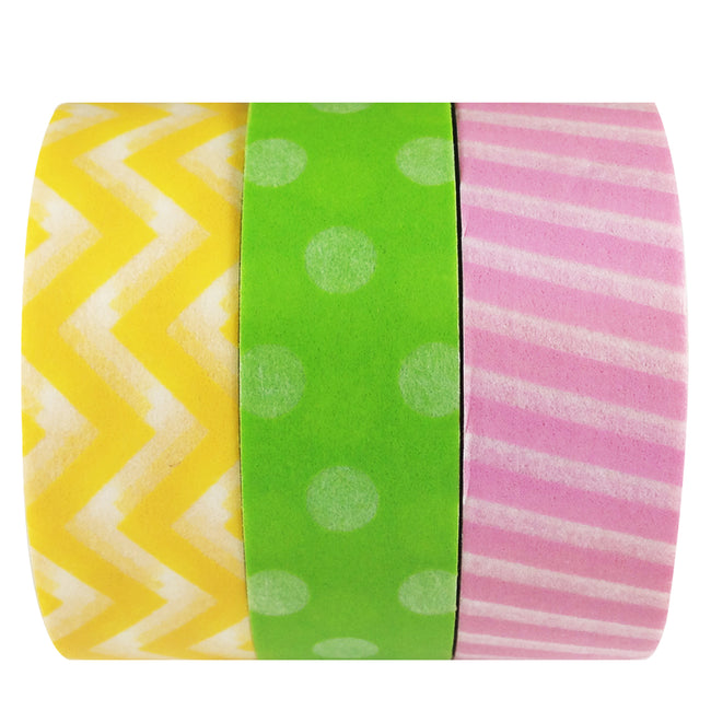 Wrapables It's a Girl! Japaese Washi Tape Masking Tape, Set of 3