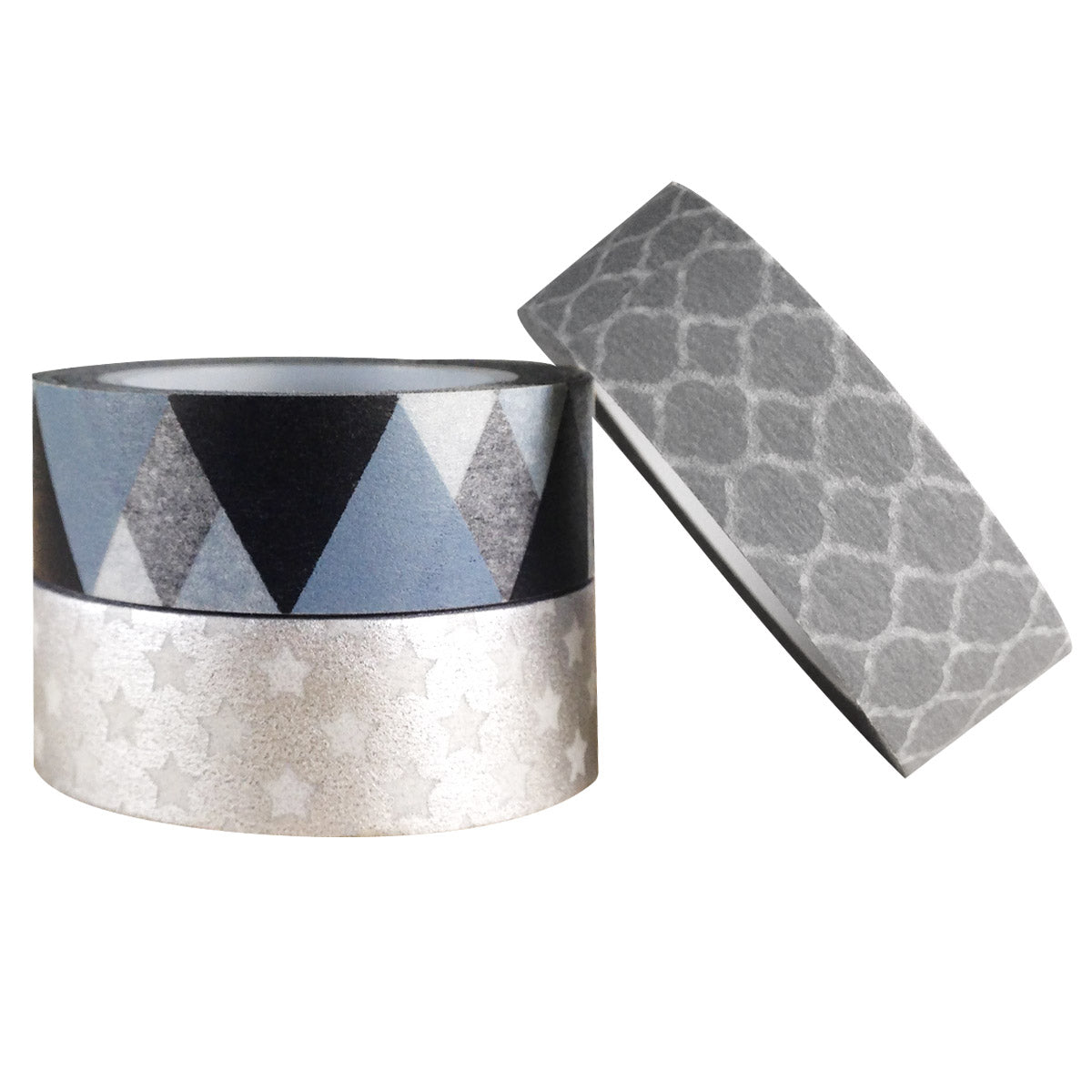 Silver Lining Japanese Washi Masking Tape (Set of 3)