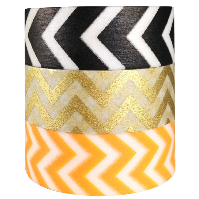 Wrapables Impressions Japanese Washi Masking Tape (Set of 3)