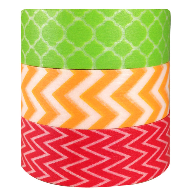 Wrapables Summer Flavors Japanese Washi Masking Tape (Set of 3)