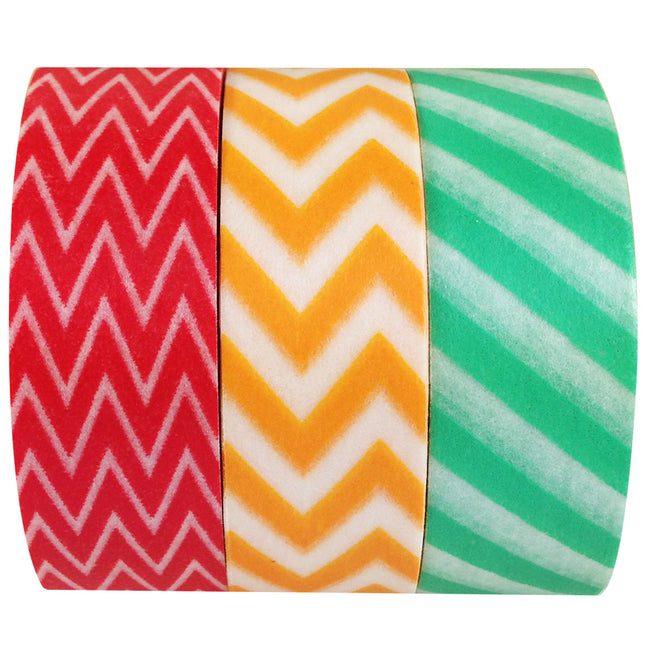 Wrapables Dazzle Me Japanese Washi Masking Tape (Set of 3)