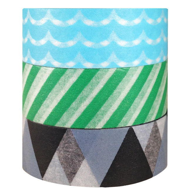Wrapables Islet Oasis Japanese Washi Masking Tape (Set of 3)